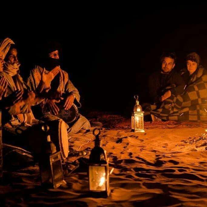 night in Sahara Camp