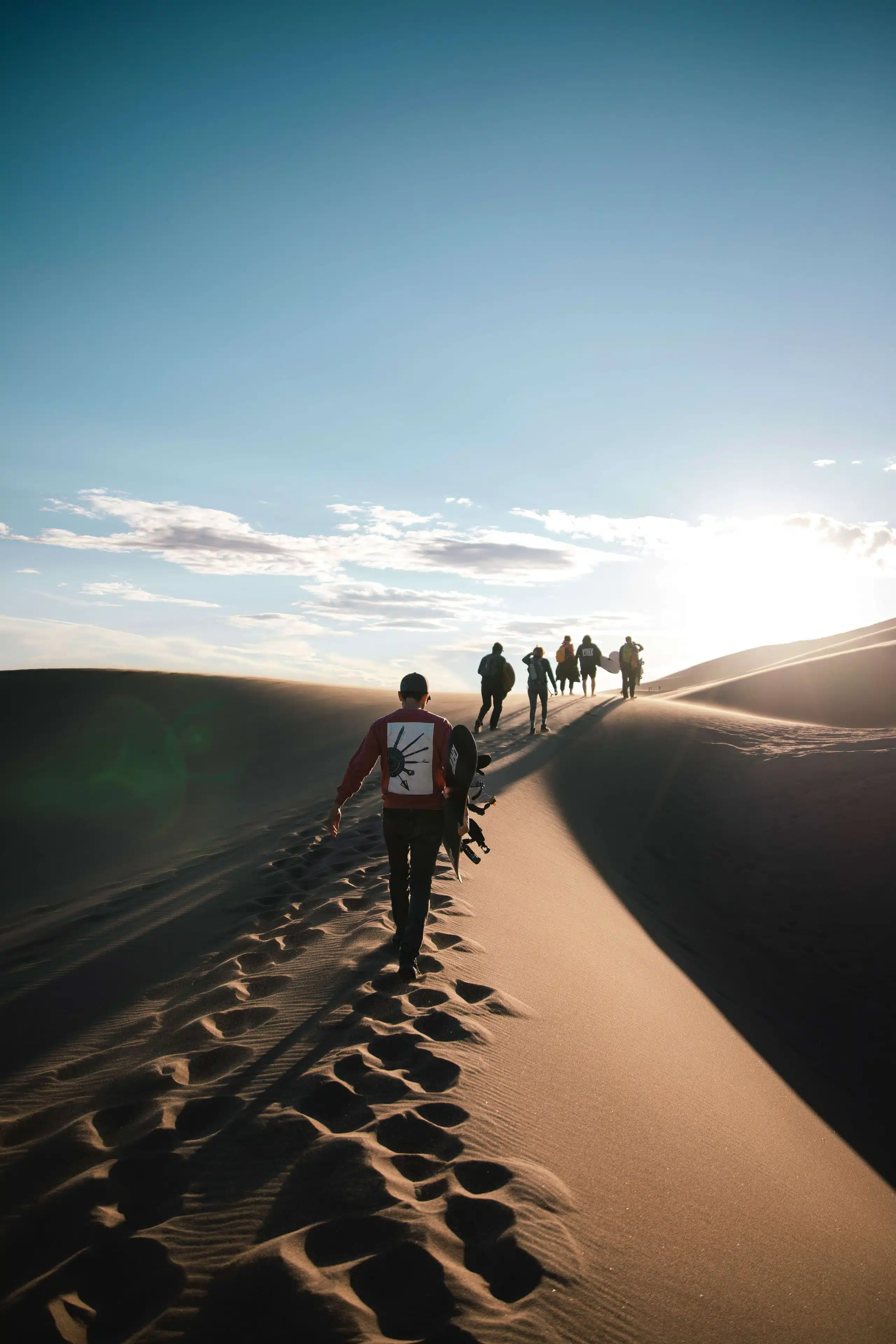 Home Morocco Service Tours sandboarding in the desert, from our morocco tours journey