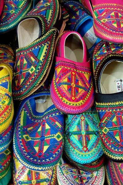 morocco, babouche, crafts